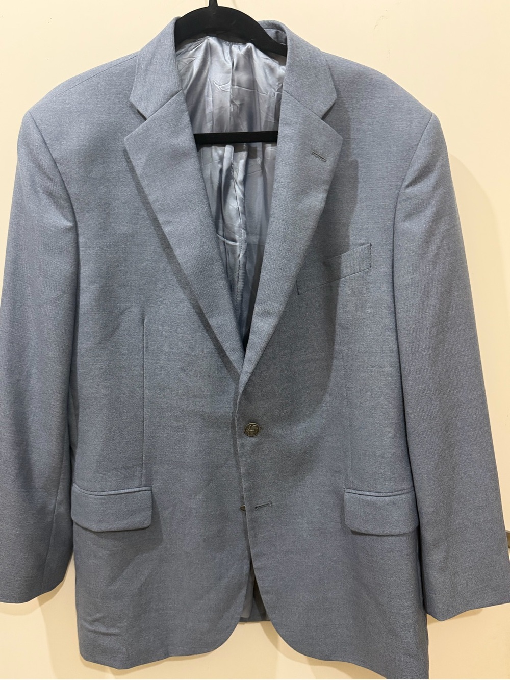 Brooks Brothers Madison Fit Light Blue Single-Breasted Blazer